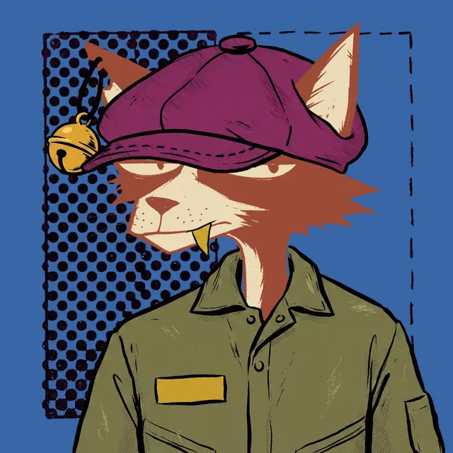 Broker #1826, a screenprinted alley cat.
