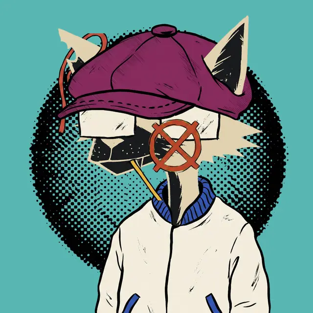 Broker #1852, a screenprinted alley cat.