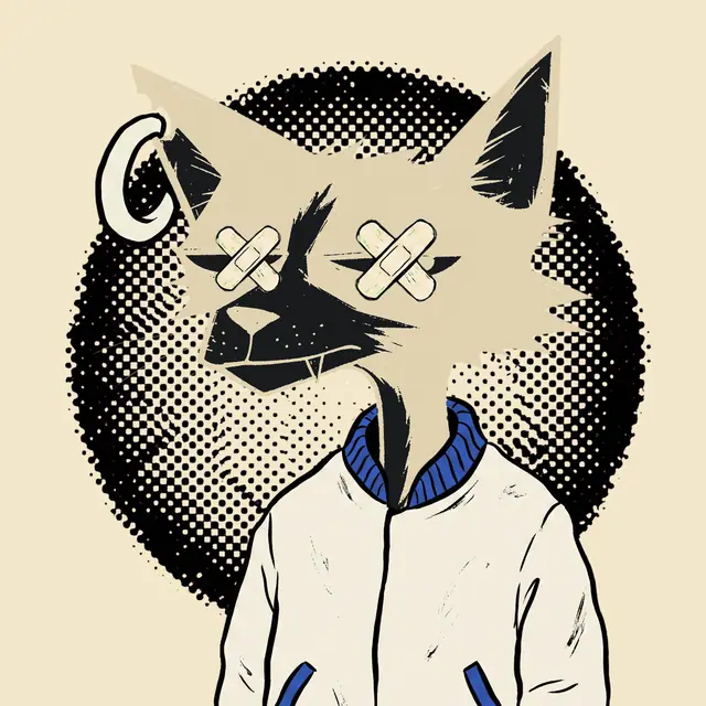Broker #0187, a screenprinted alley cat.