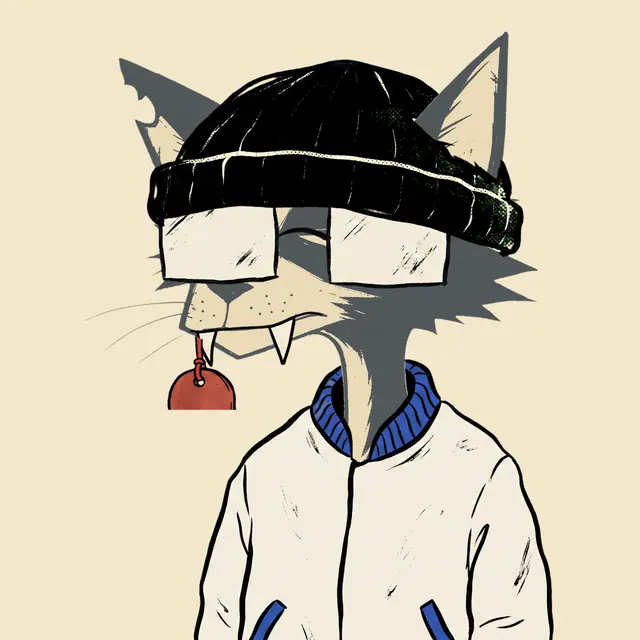 Broker #1871, a screenprinted alley cat.