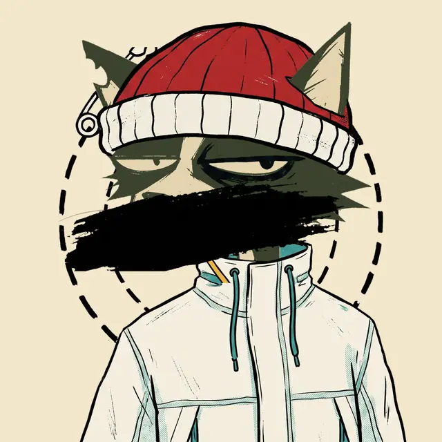 Broker #1874, a screenprinted alley cat.