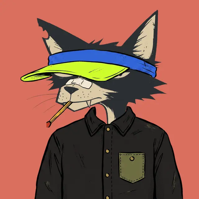 Broker #1883, a screenprinted alley cat.