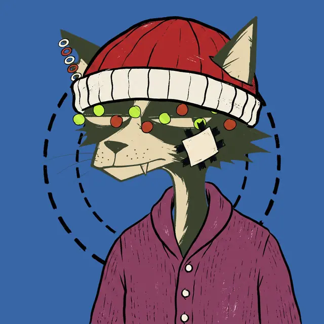 Broker #1925, a screenprinted alley cat.