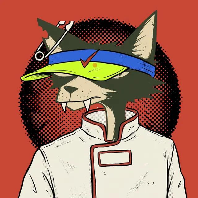 Broker #1927, a screenprinted alley cat.