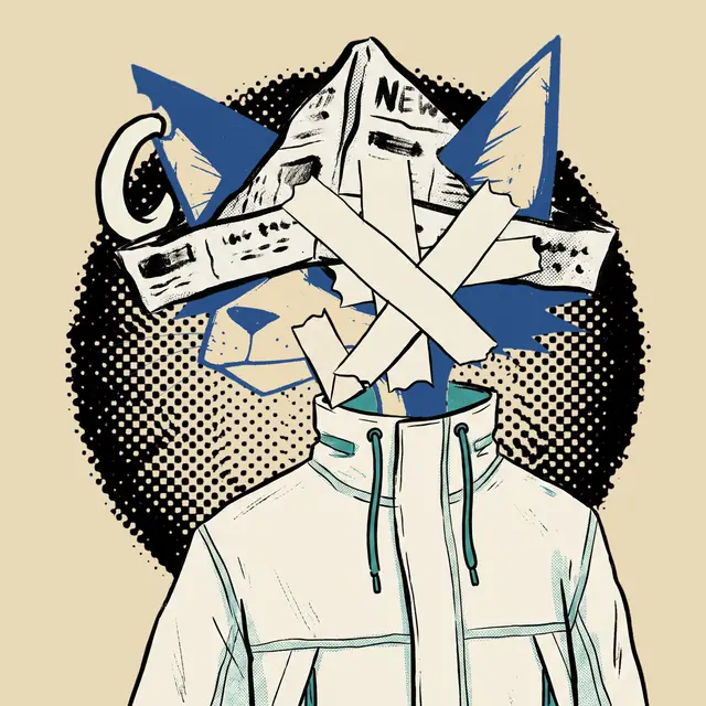 Broker #1930, a screenprinted alley cat.