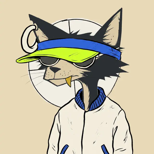 Broker #1944, a screenprinted alley cat.