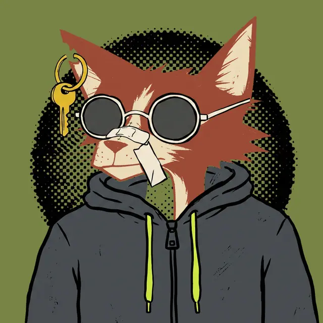 Broker #1954, a screenprinted alley cat.