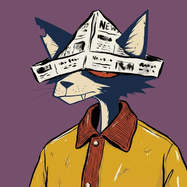 Broker #1958, a screenprinted alley cat.