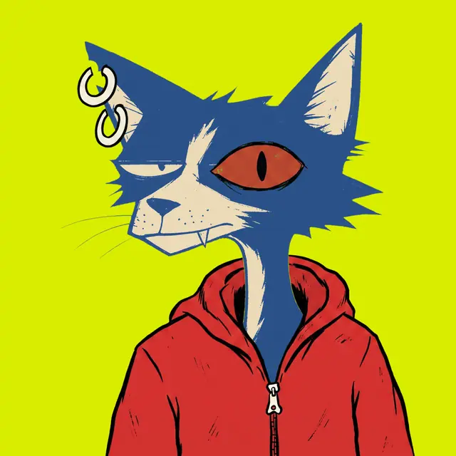 Broker #1997, a screenprinted alley cat.