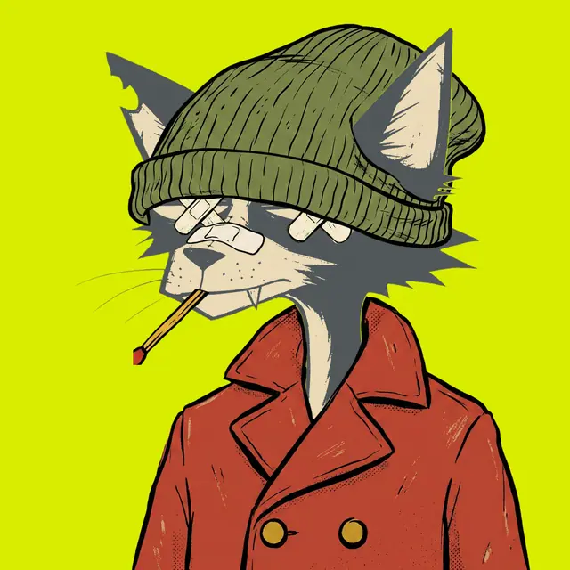 Broker #2013, a screenprinted alley cat.