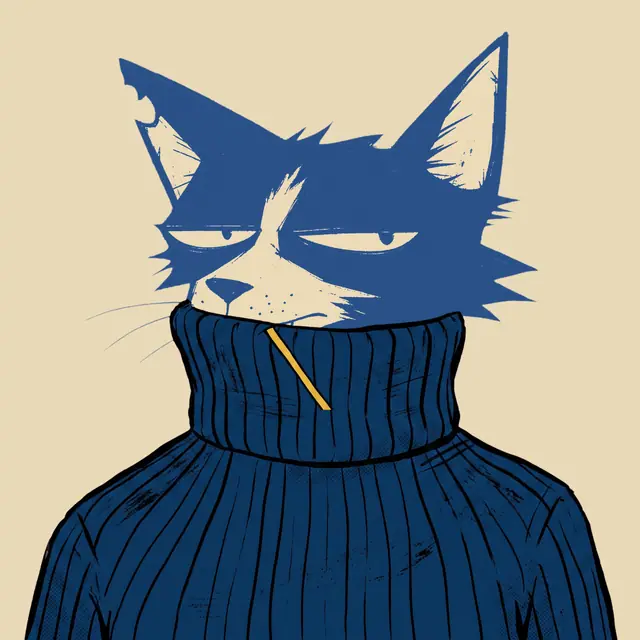 Broker #0203, a screenprinted alley cat.