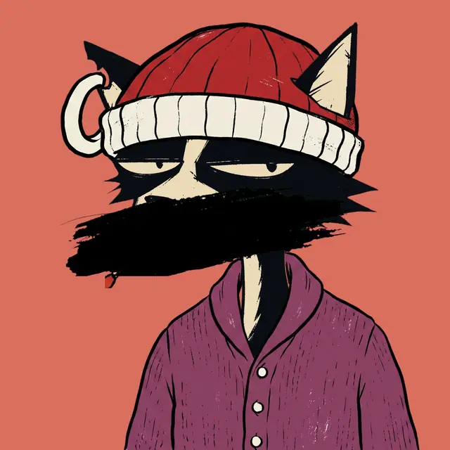 Broker #0204, a screenprinted alley cat.