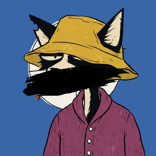 Broker #2069, a screenprinted alley cat.