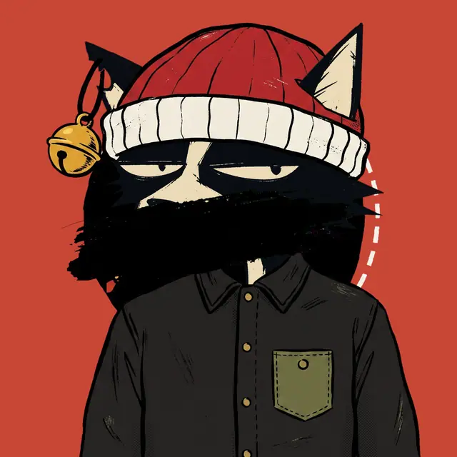 Broker #2072, a screenprinted alley cat.