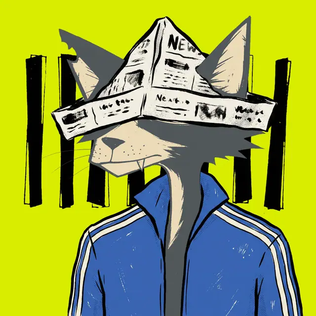 Broker #2082, a screenprinted alley cat.