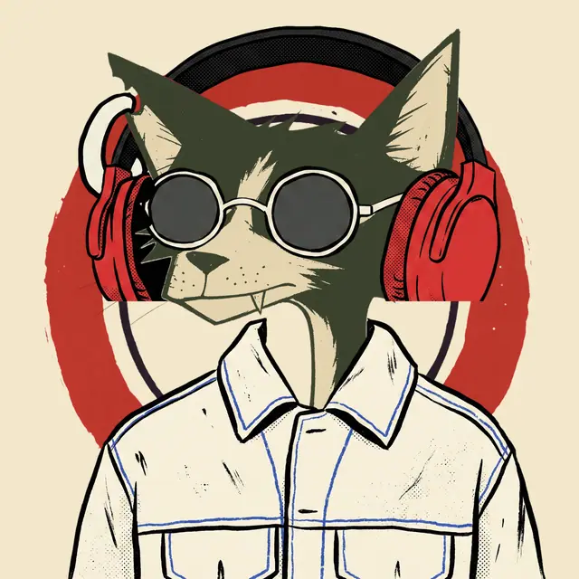 Broker #0210, a screenprinted alley cat.