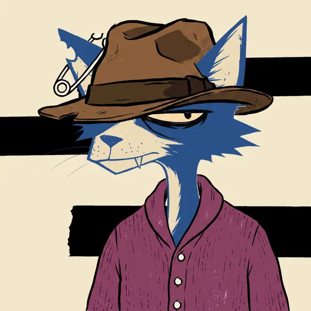 Broker #2109, a screenprinted alley cat.