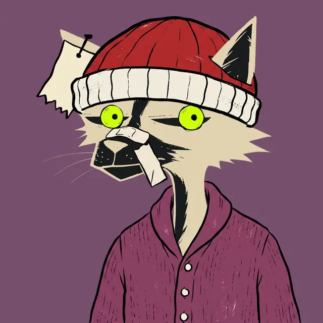 Broker #2113, a screenprinted alley cat.