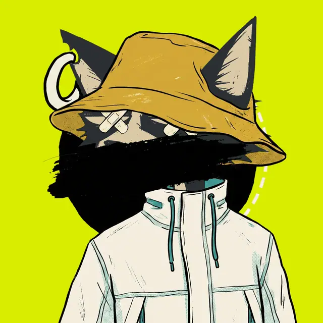 Broker #2121, a screenprinted alley cat.