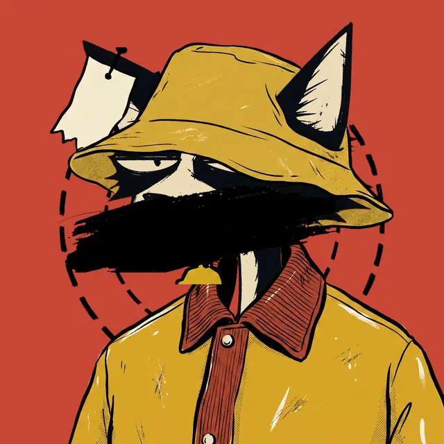 Broker #2126, a screenprinted alley cat.