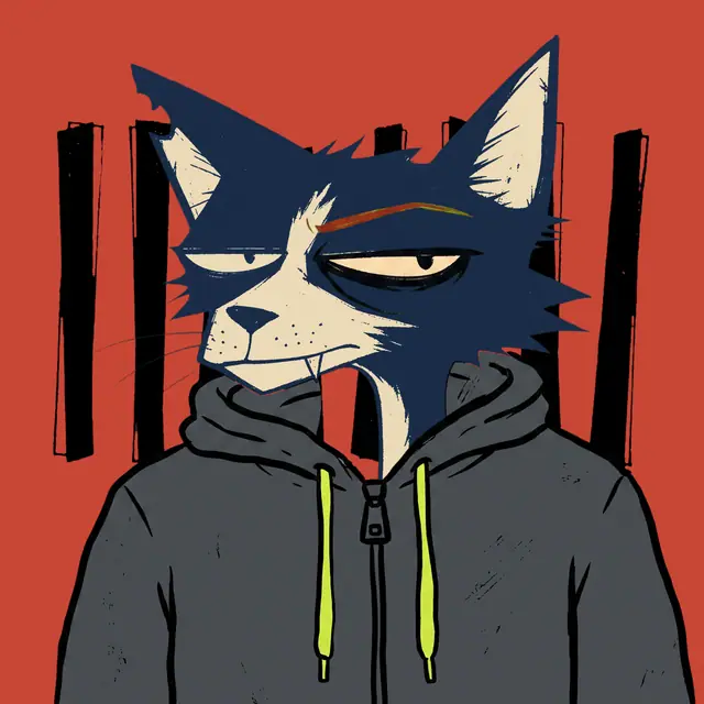 Broker #2131, a screenprinted alley cat.
