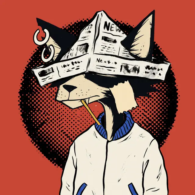 Broker #2134, a screenprinted alley cat.