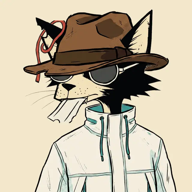Broker #2166, a screenprinted alley cat.
