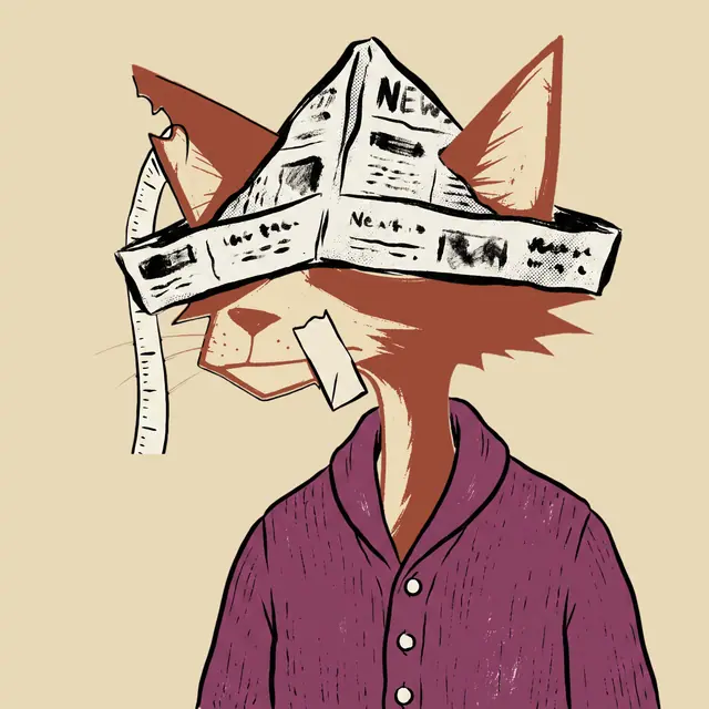 Broker #2168, a screenprinted alley cat.