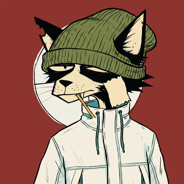 Broker #2178, a screenprinted alley cat.