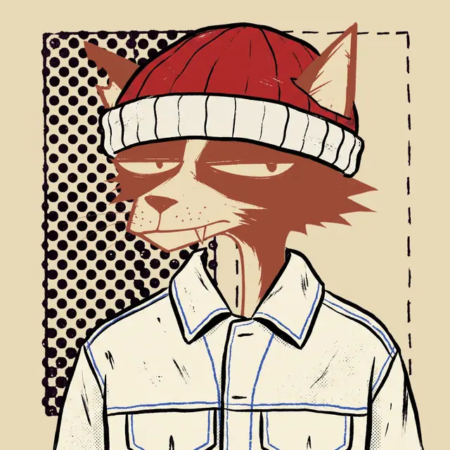 Broker #2191, a screenprinted alley cat.