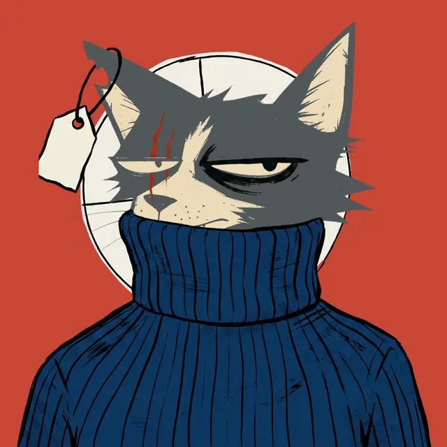 Broker #2202, a screenprinted alley cat.