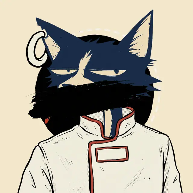 Broker #2210, a screenprinted alley cat.
