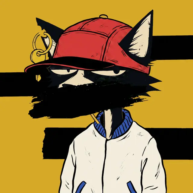 Broker #2213, a screenprinted alley cat.