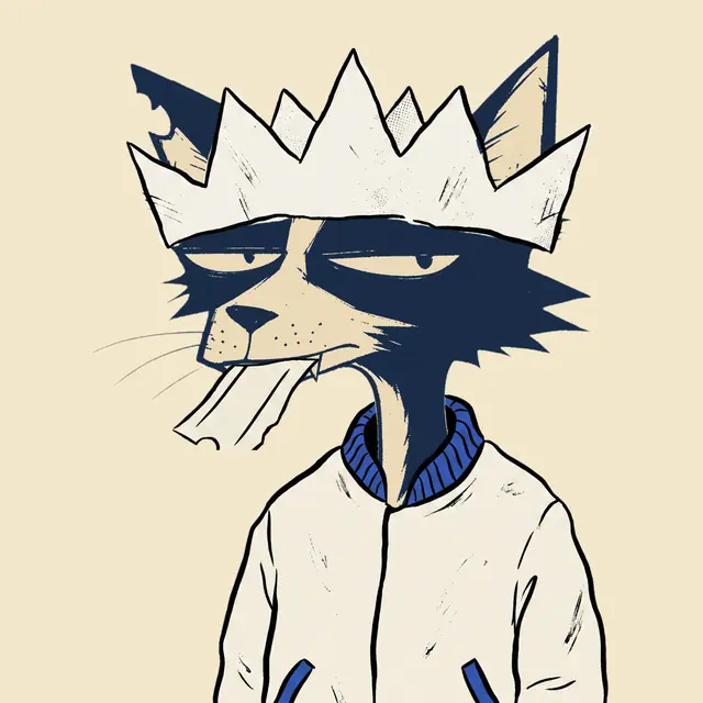 Broker #2214, a screenprinted alley cat.