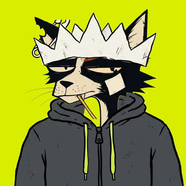 Broker #0224, a screenprinted alley cat.