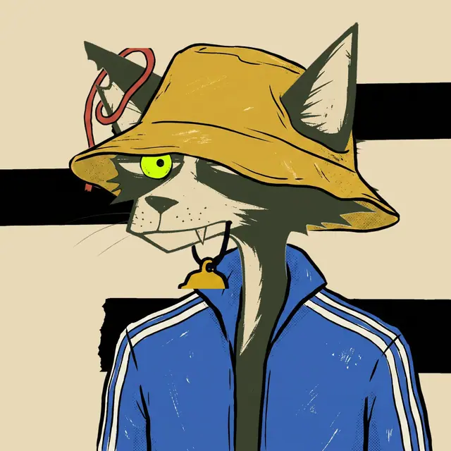 Broker #0226, a screenprinted alley cat.