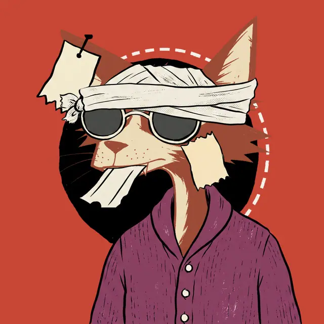 Broker #0235, a screenprinted alley cat.