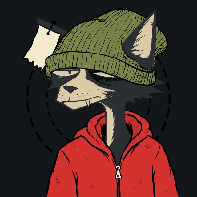 Broker #0246, a screenprinted alley cat.