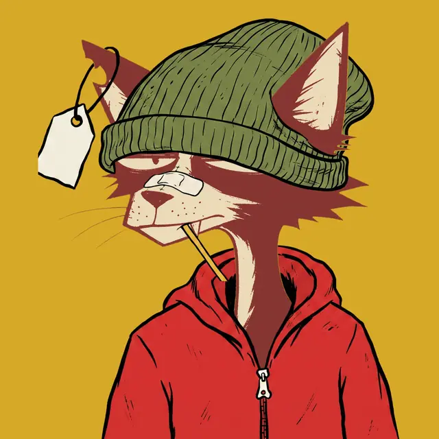 Broker #0250, a screenprinted alley cat.