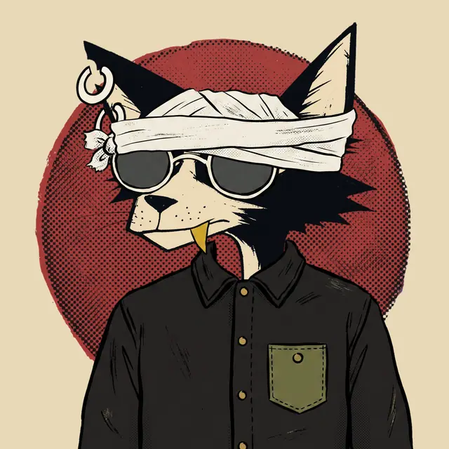 Broker #0254, a screenprinted alley cat.