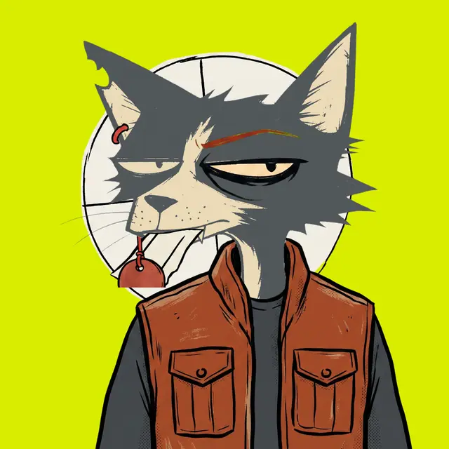 Broker #0256, a screenprinted alley cat.