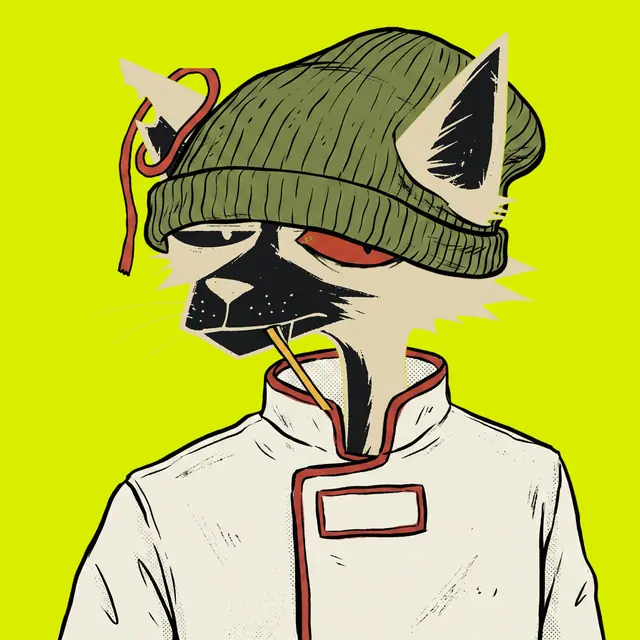Broker #0257, a screenprinted alley cat.