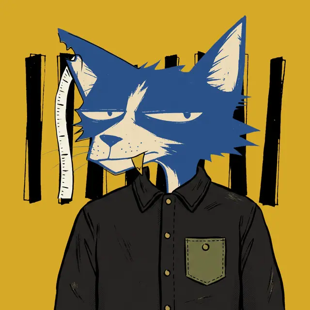 Broker #0259, a screenprinted alley cat.