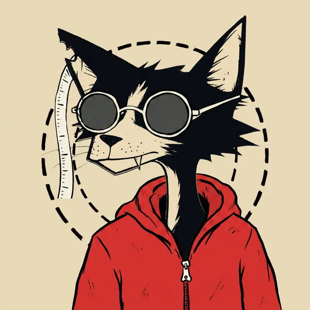 Broker #0263, a screenprinted alley cat.