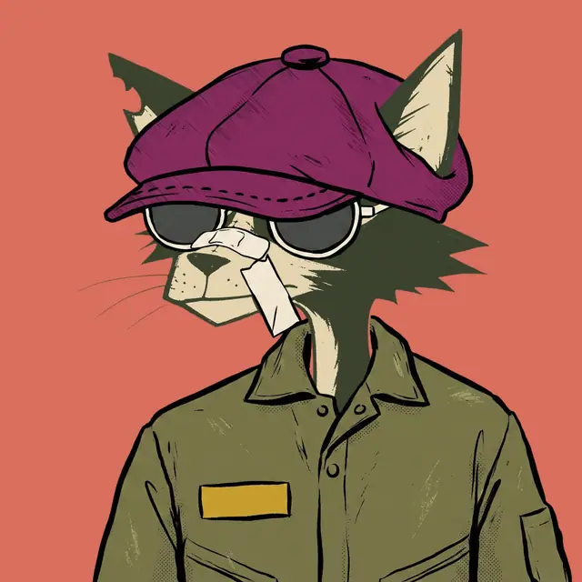 Broker #0278, a screenprinted alley cat.