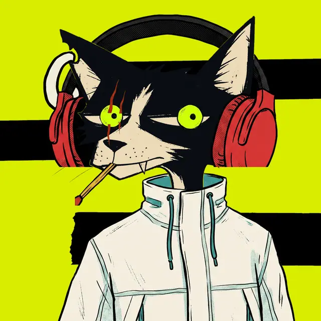 Broker #0289, a screenprinted alley cat.