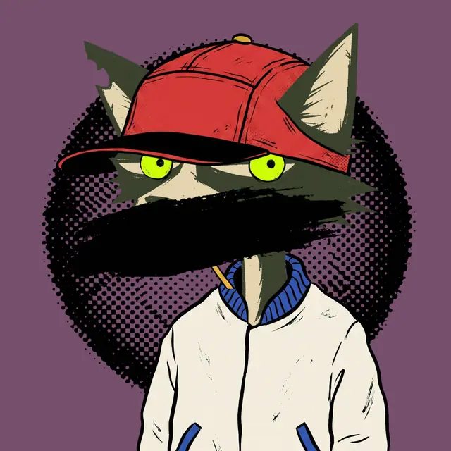 Broker #0295, a screenprinted alley cat.