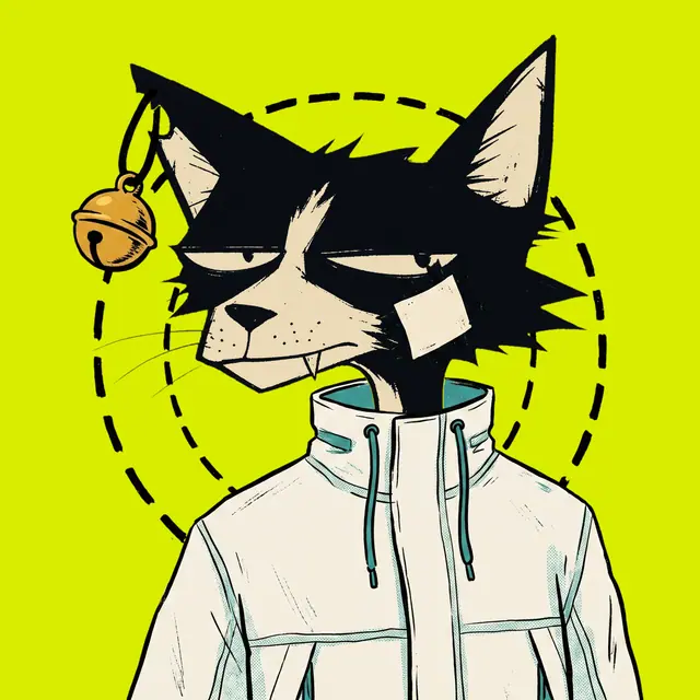 Broker #0300, a screenprinted alley cat.