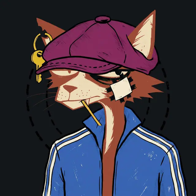 Broker #0310, a screenprinted alley cat.