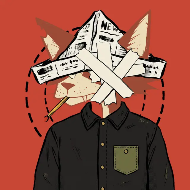 Broker #0311, a screenprinted alley cat.
